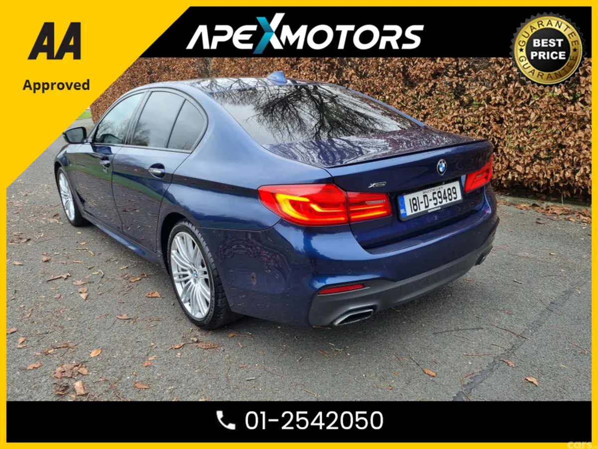 BMW 5-Series Saloon, Diesel, 2018, Blue