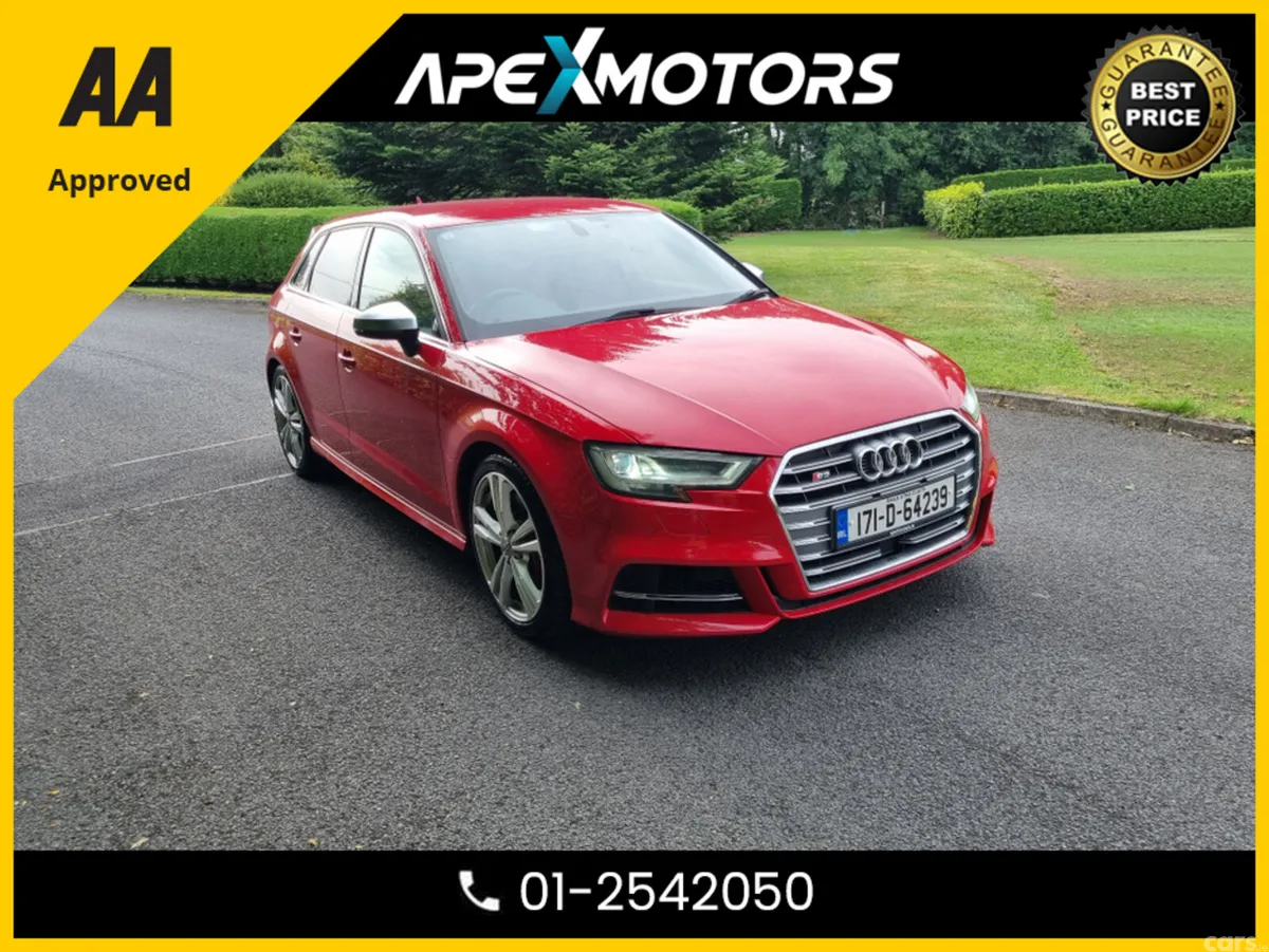 Audi S3 Hatchback, Petrol, 2017, Red