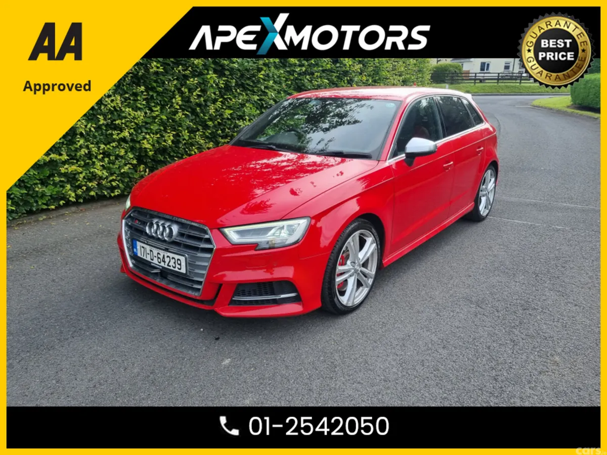 Audi S3 Hatchback, Petrol, 2017, Red