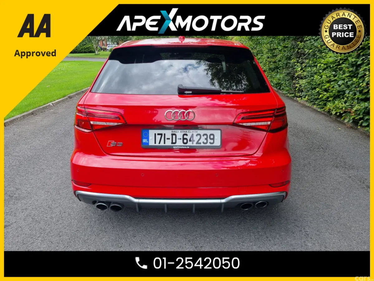 Audi S3 Hatchback, Petrol, 2017, Red