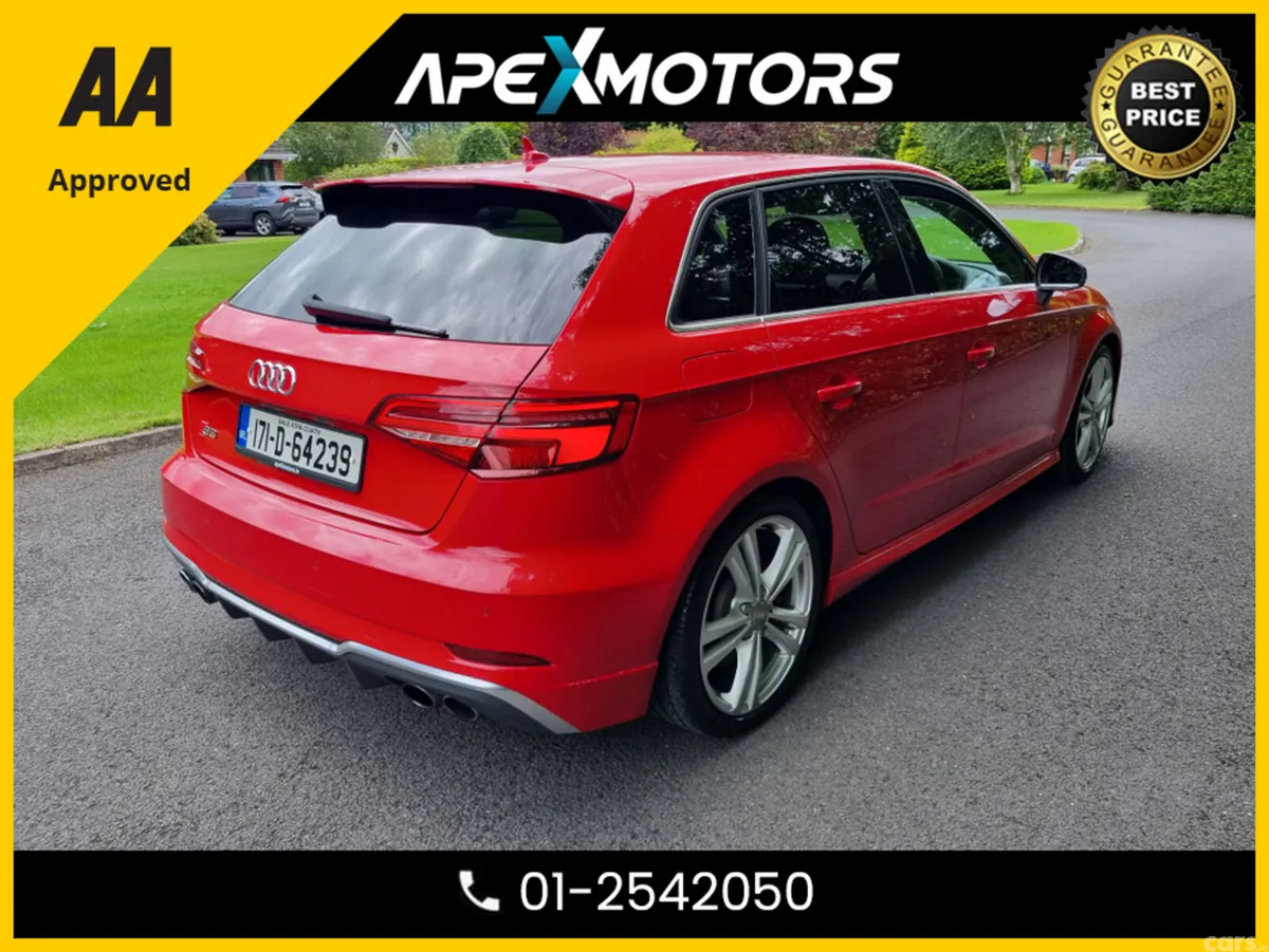 Audi S3 Hatchback, Petrol, 2017, Red