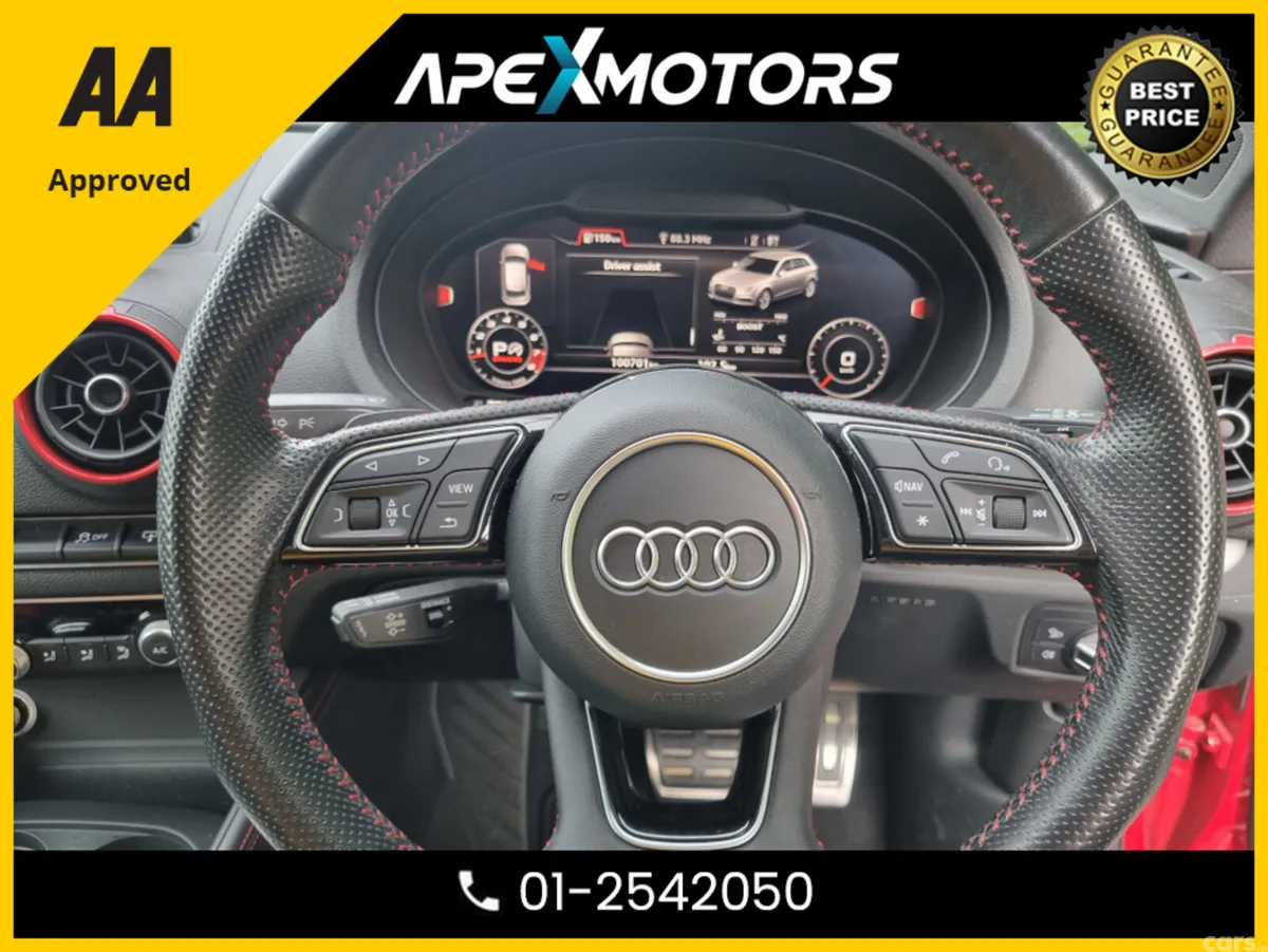 Audi S3 Hatchback, Petrol, 2017, Red