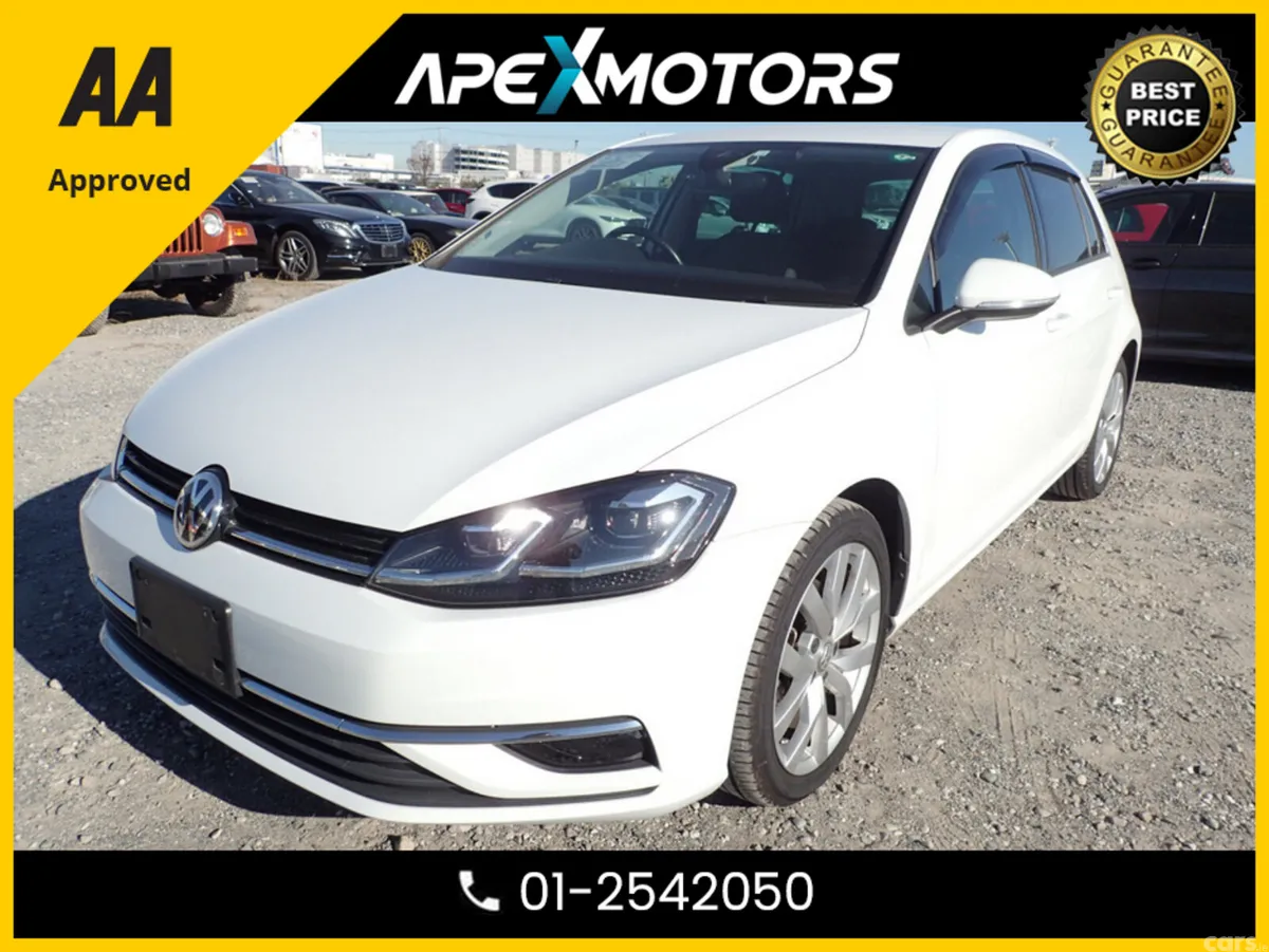 Volkswagen Golf Hatchback, Petrol, 2018, White