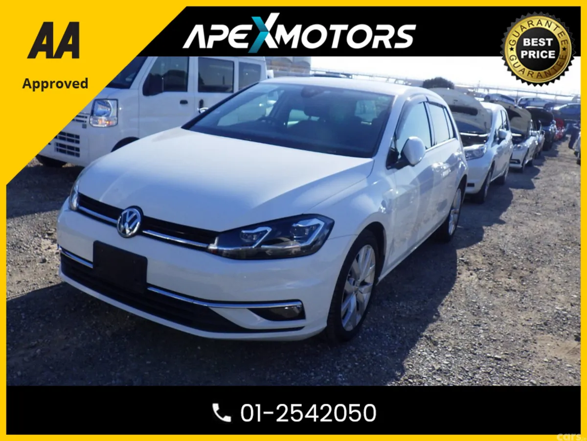 Volkswagen Golf Hatchback, Petrol, 2018, White