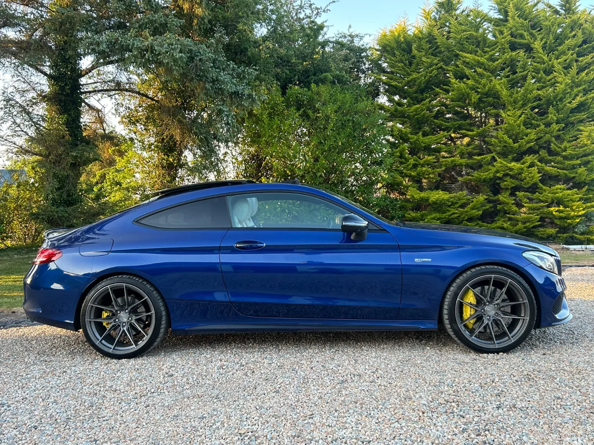 Mercedes-Benz C-Class Coupe, Petrol, 2017, Blue