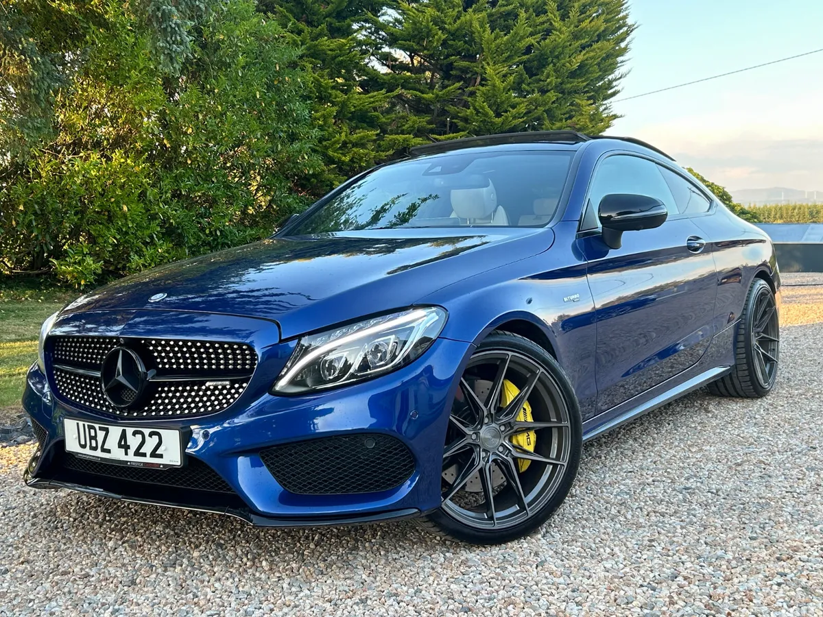 Mercedes-Benz C-Class Coupe, Petrol, 2017, Blue