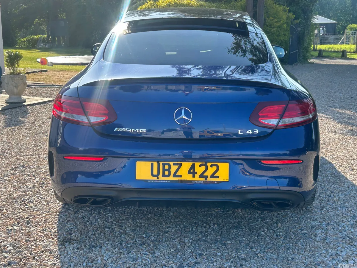 Mercedes-Benz C-Class Coupe, Petrol, 2017, Blue