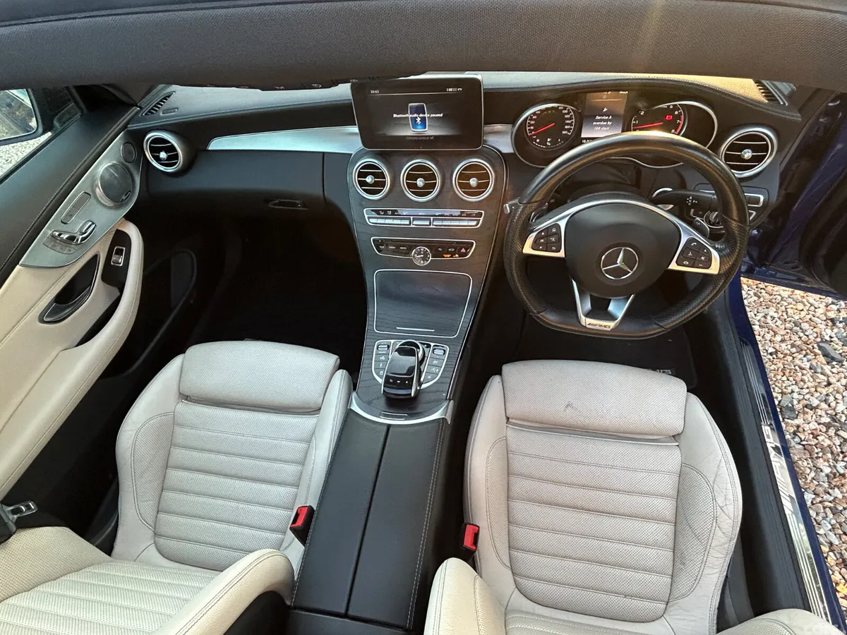 Mercedes-Benz C-Class Coupe, Petrol, 2017, Blue