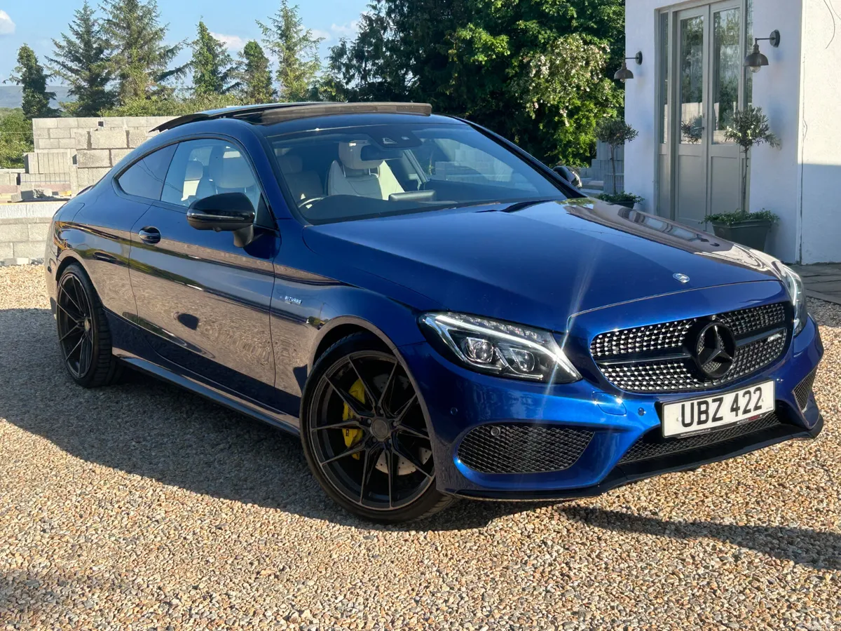 Mercedes-Benz C-Class Coupe, Petrol, 2017, Blue
