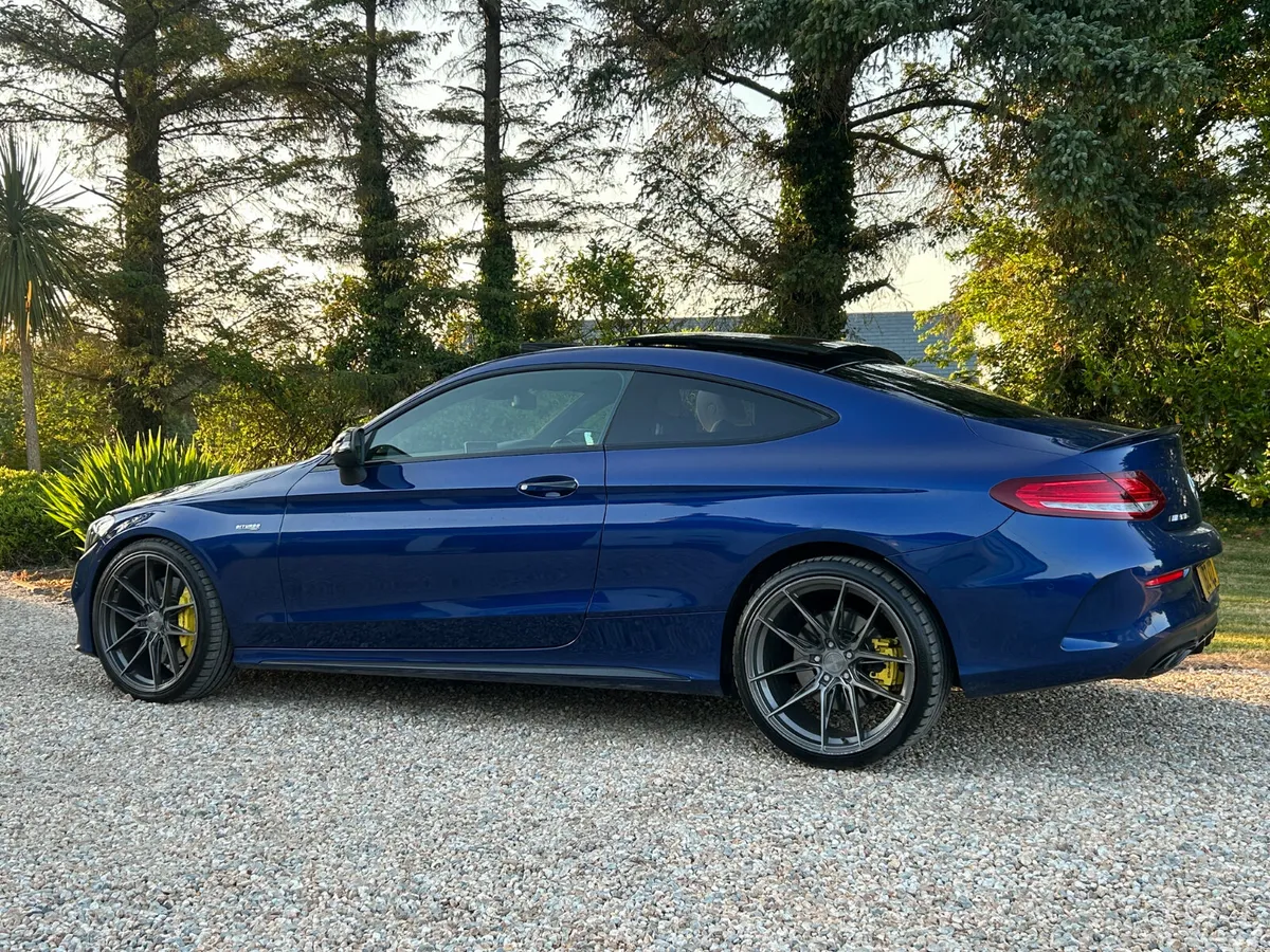 Mercedes-Benz C-Class Coupe, Petrol, 2017, Blue