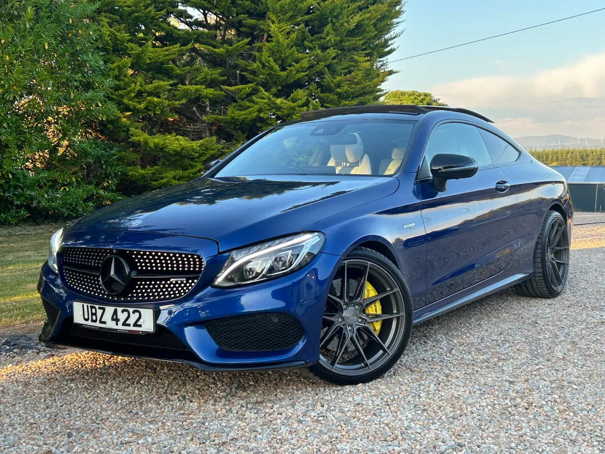 Mercedes-Benz C-Class Coupe, Petrol, 2017, Blue