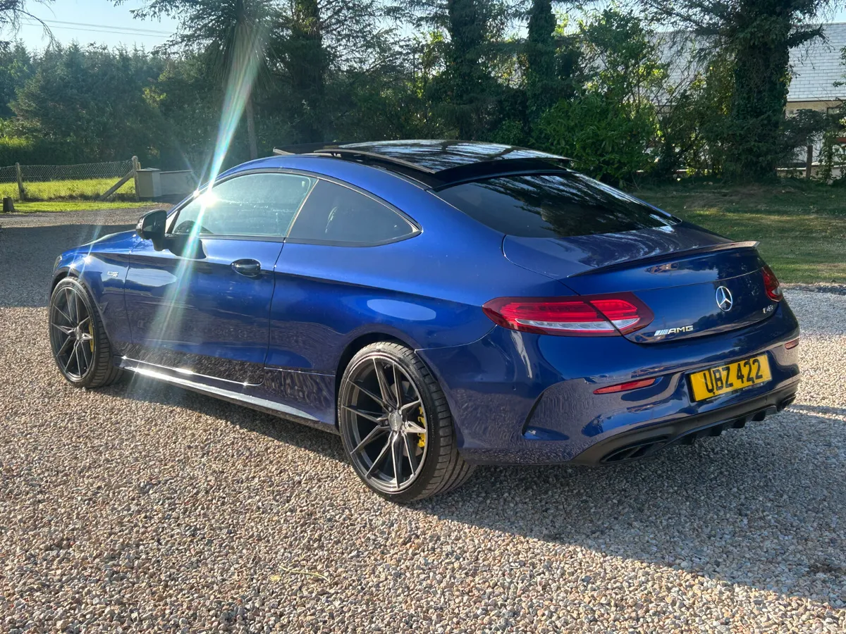 Mercedes-Benz C-Class Coupe, Petrol, 2017, Blue