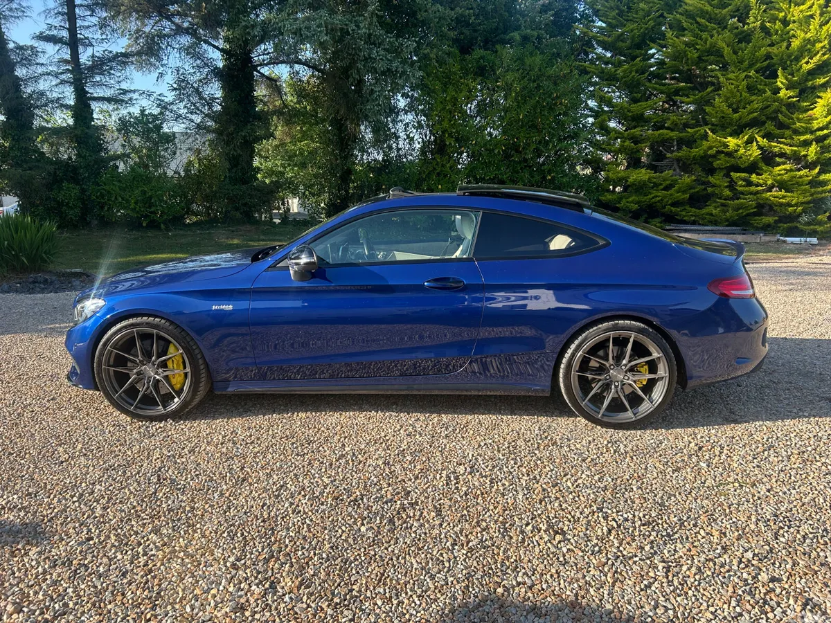 Mercedes-Benz C-Class Coupe, Petrol, 2017, Blue