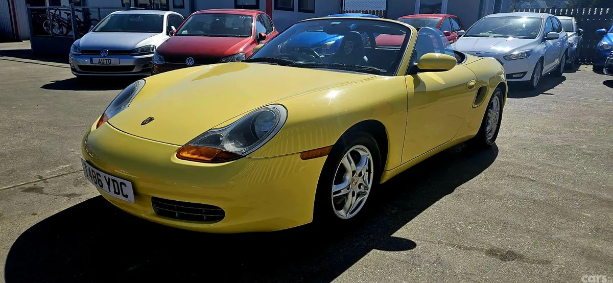 Porsche Boxster Coupe, Petrol, 1999, Yellow