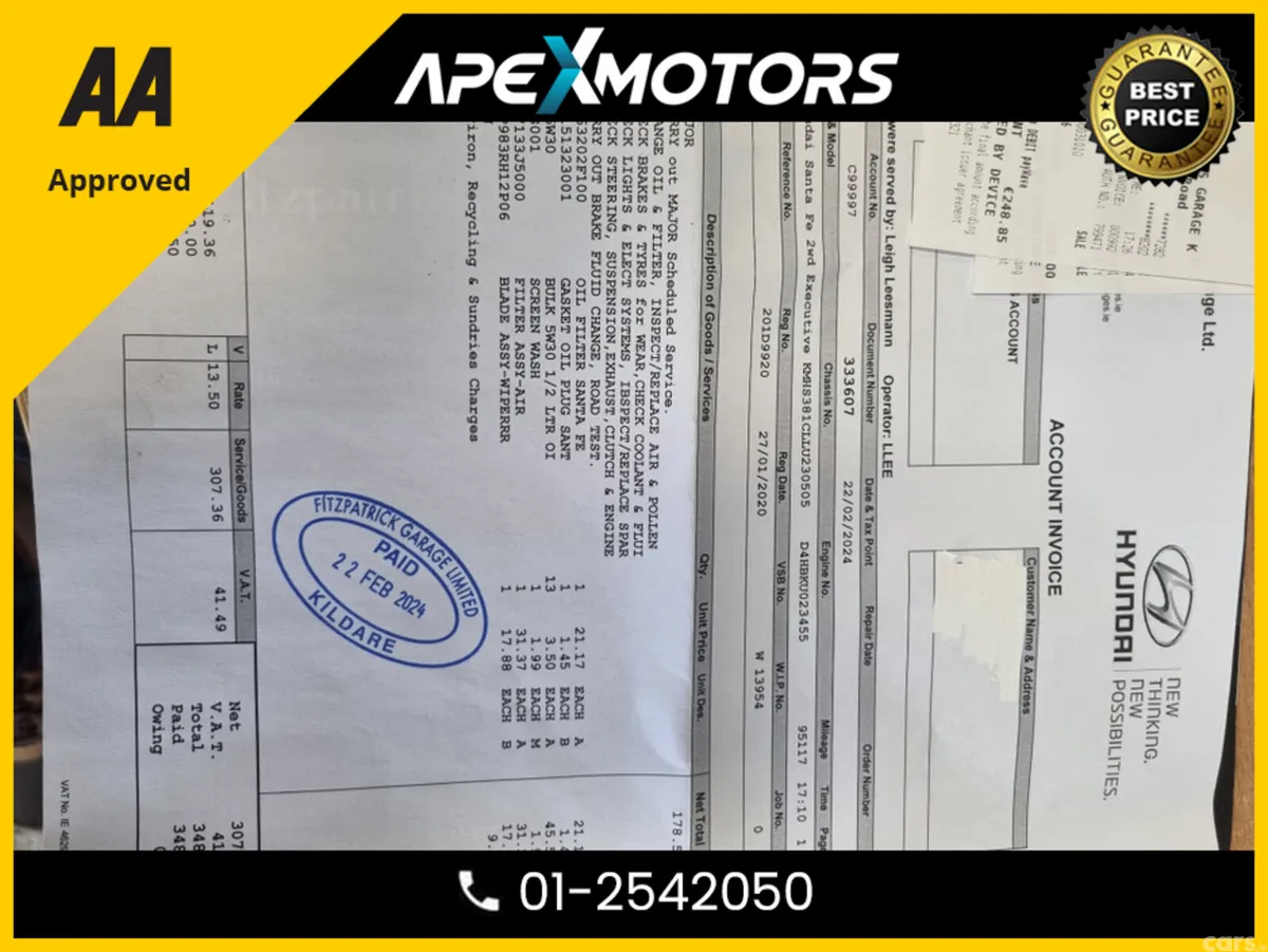 Hyundai Santa Fe MPV, Diesel, 2020, Blue