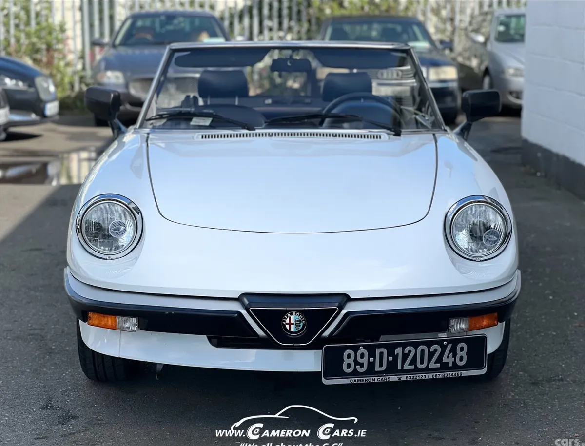 Alfa Romeo Spider Convertible, Petrol, 1989, White