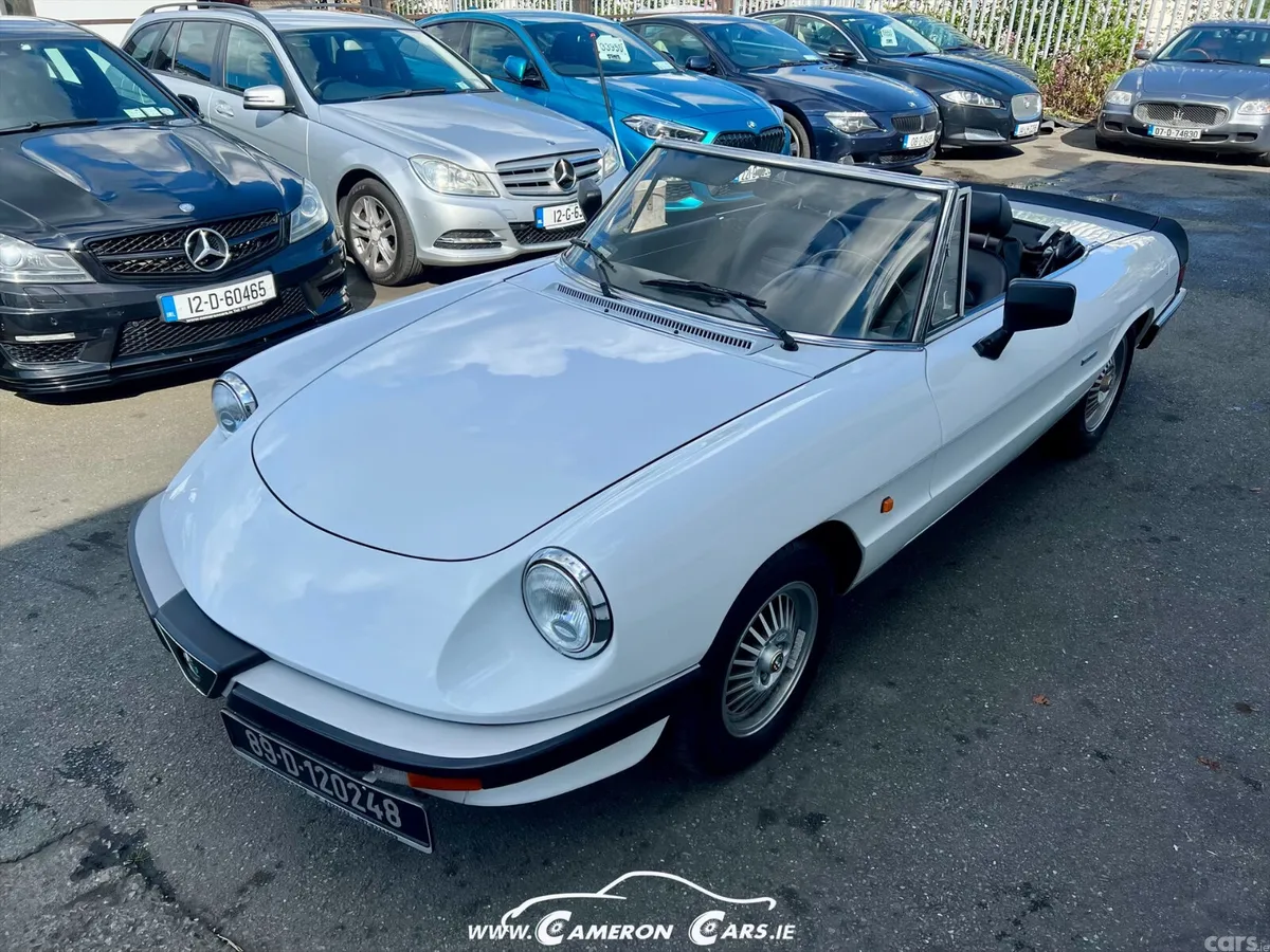 Alfa Romeo Spider Convertible, Petrol, 1989, White