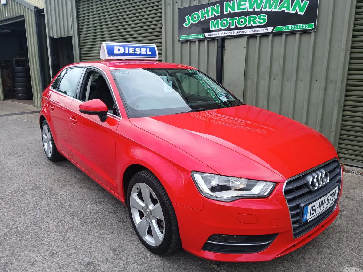 Audi A3 Hatchback, Diesel, 2016, Red