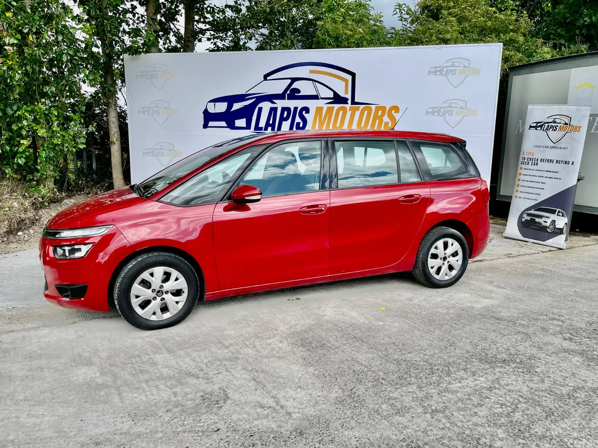Citroen Grand C4 Picasso Hatchback, Diesel, 2014, Red
