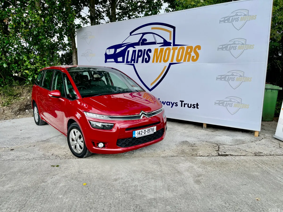 Citroen Grand C4 Picasso Hatchback, Diesel, 2014, Red