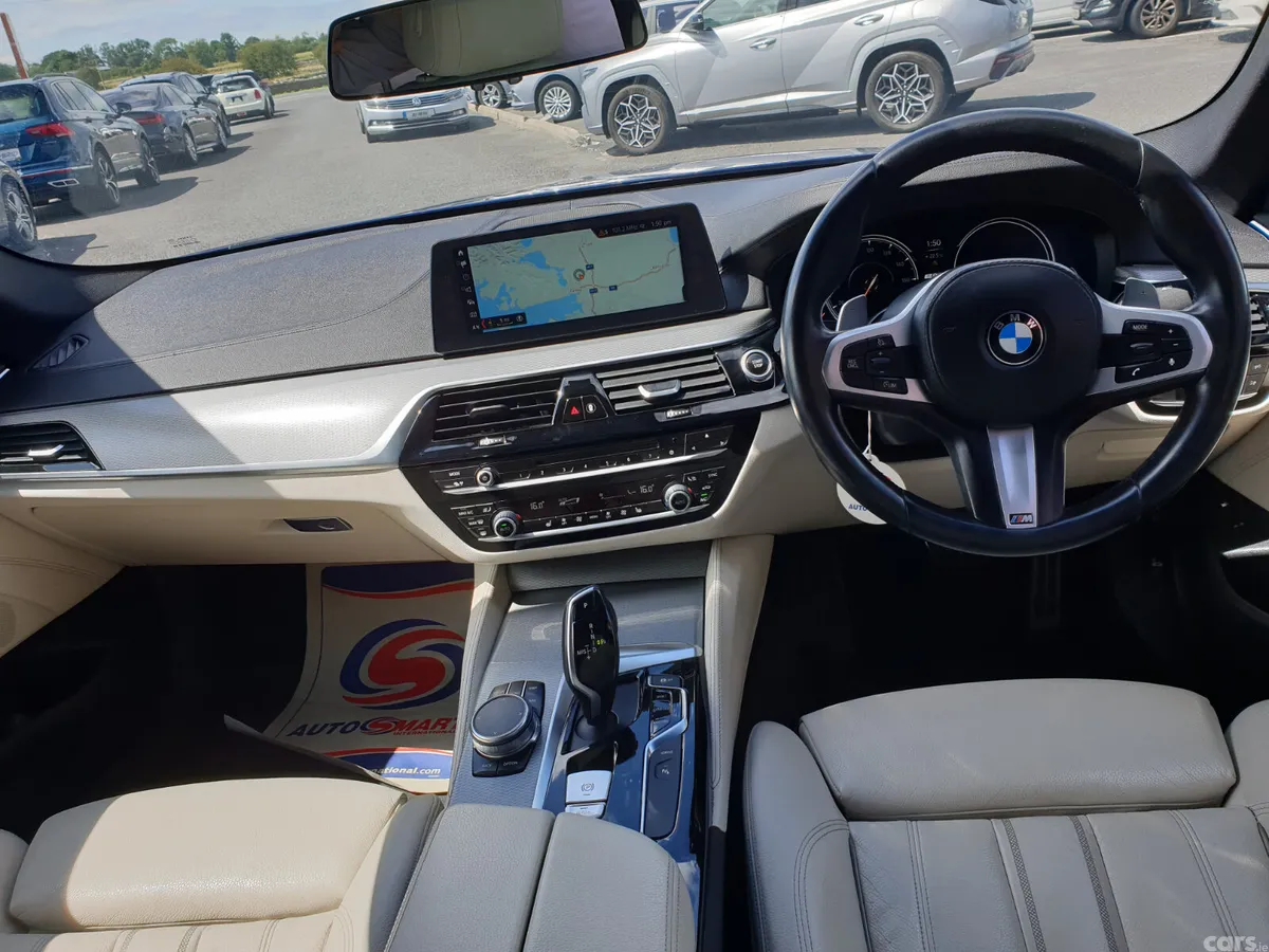 BMW 5-Series Saloon, Petrol Plug-in Hybrid, 2017, Blue