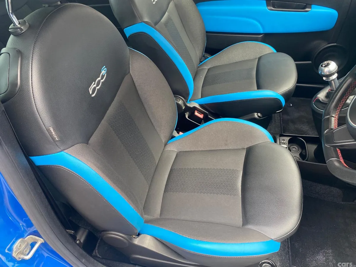 Fiat 500 Hatchback, Petrol, 2015, Blue