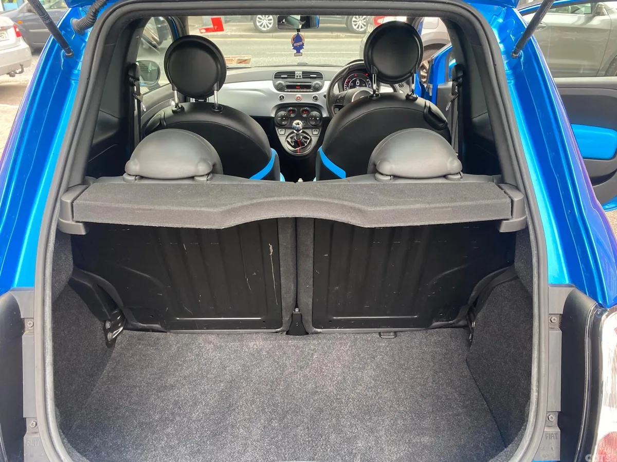 Fiat 500 Hatchback, Petrol, 2015, Blue