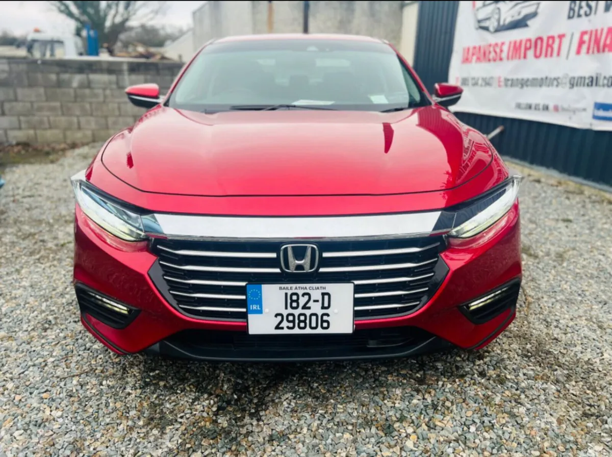 Honda Insight Hatchback, Petrol Hybrid, 2018, Red