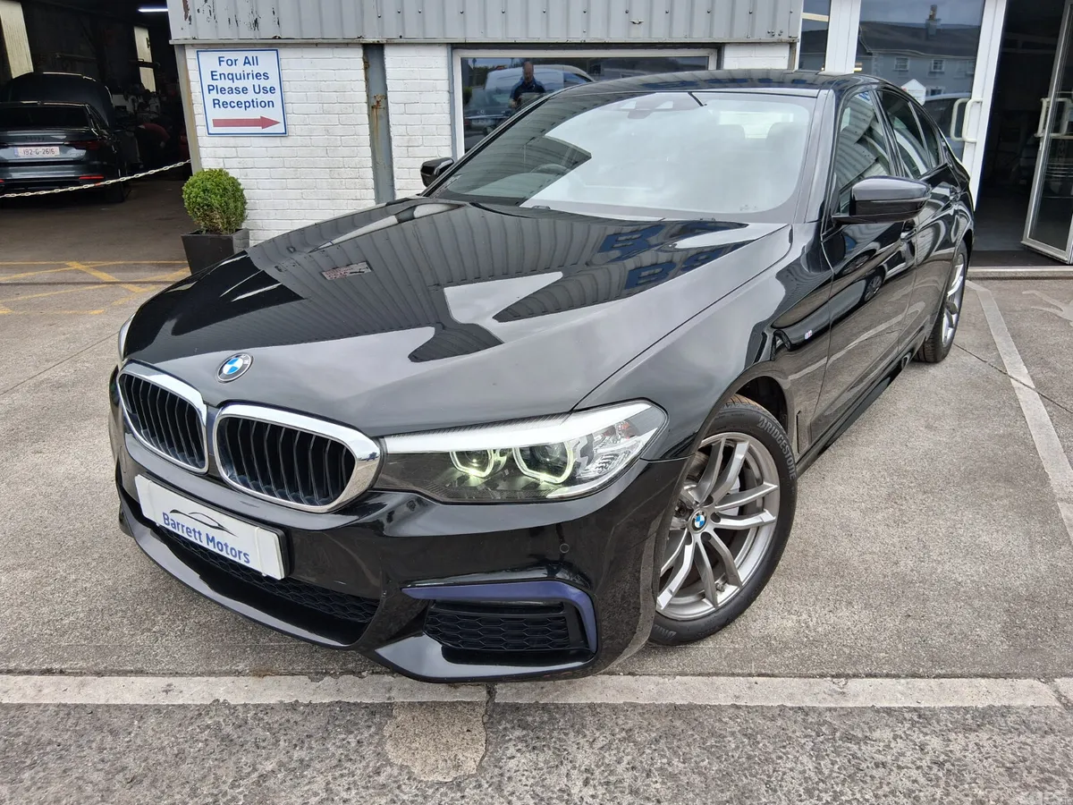 BMW 5-Series Saloon, Diesel Hybrid, 2020, Black