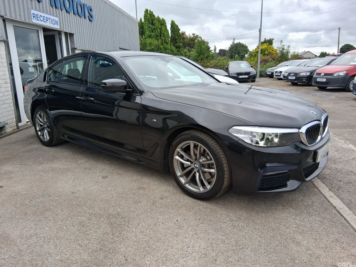 BMW 5-Series Saloon, Diesel Hybrid, 2020, Black