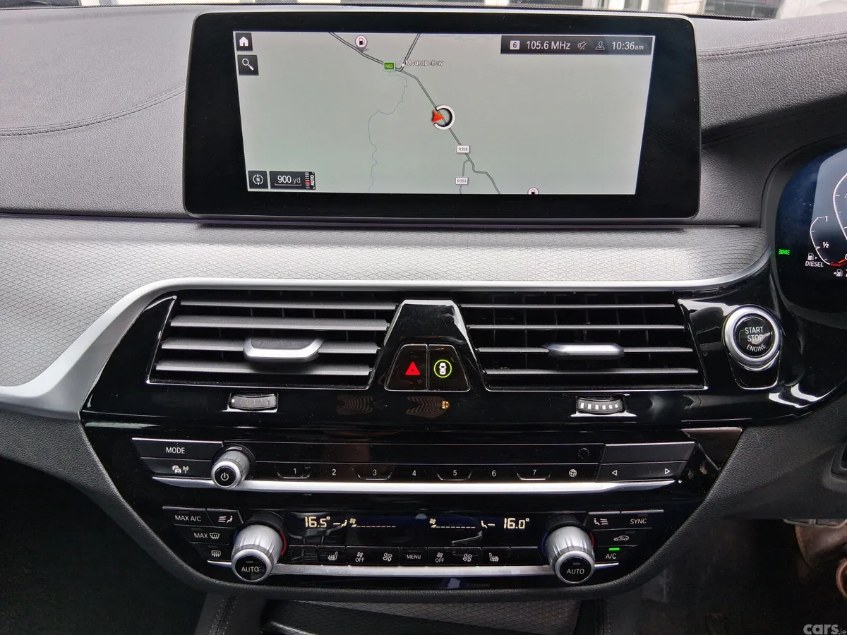 BMW 5-Series Saloon, Diesel Hybrid, 2020, Black