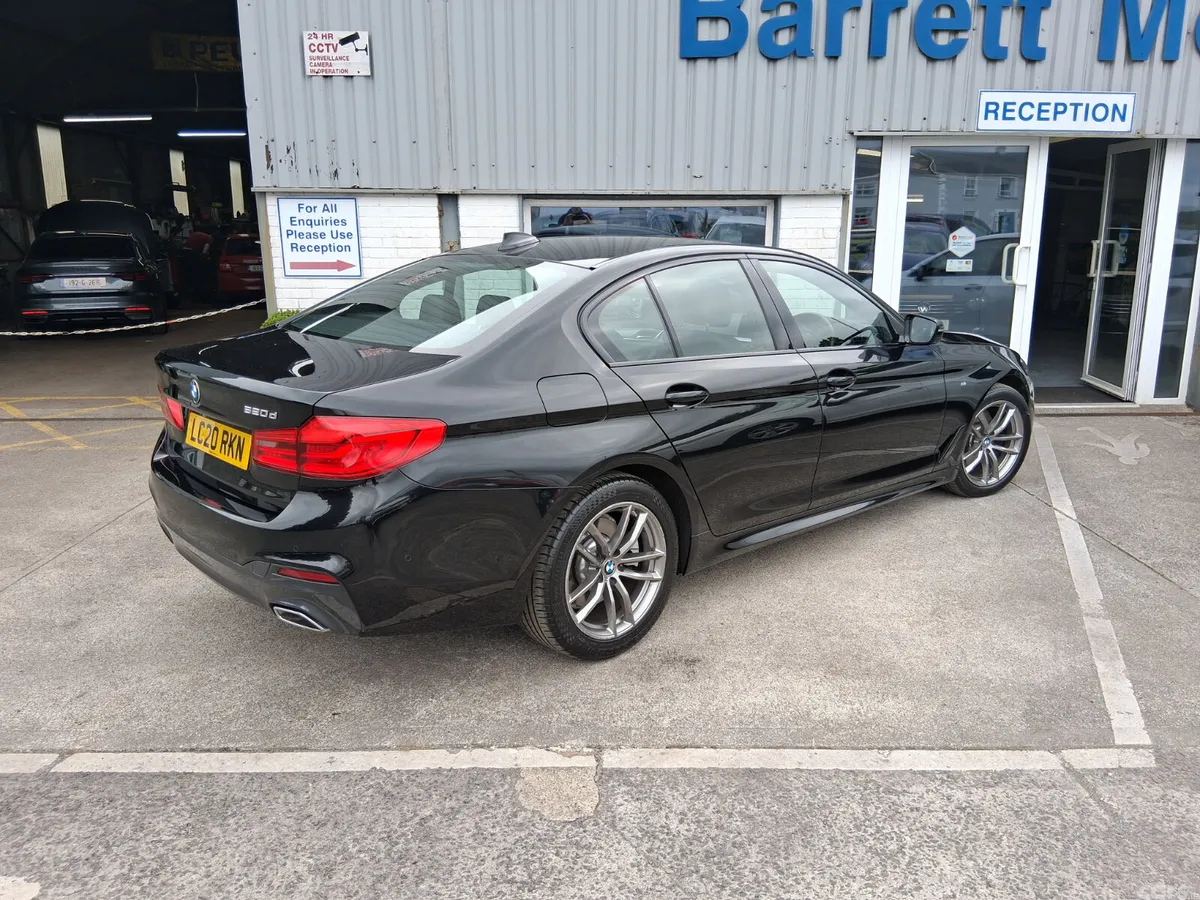 BMW 5-Series Saloon, Diesel Hybrid, 2020, Black