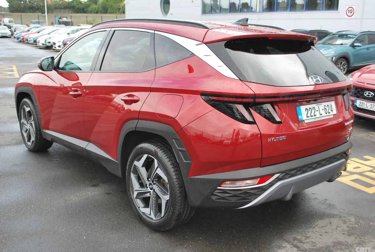 Hyundai Tucson SUV, Petrol Hybrid, 2022, Red