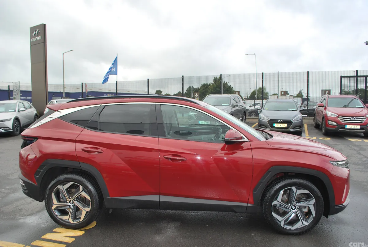 Hyundai Tucson SUV, Petrol Hybrid, 2022, Red