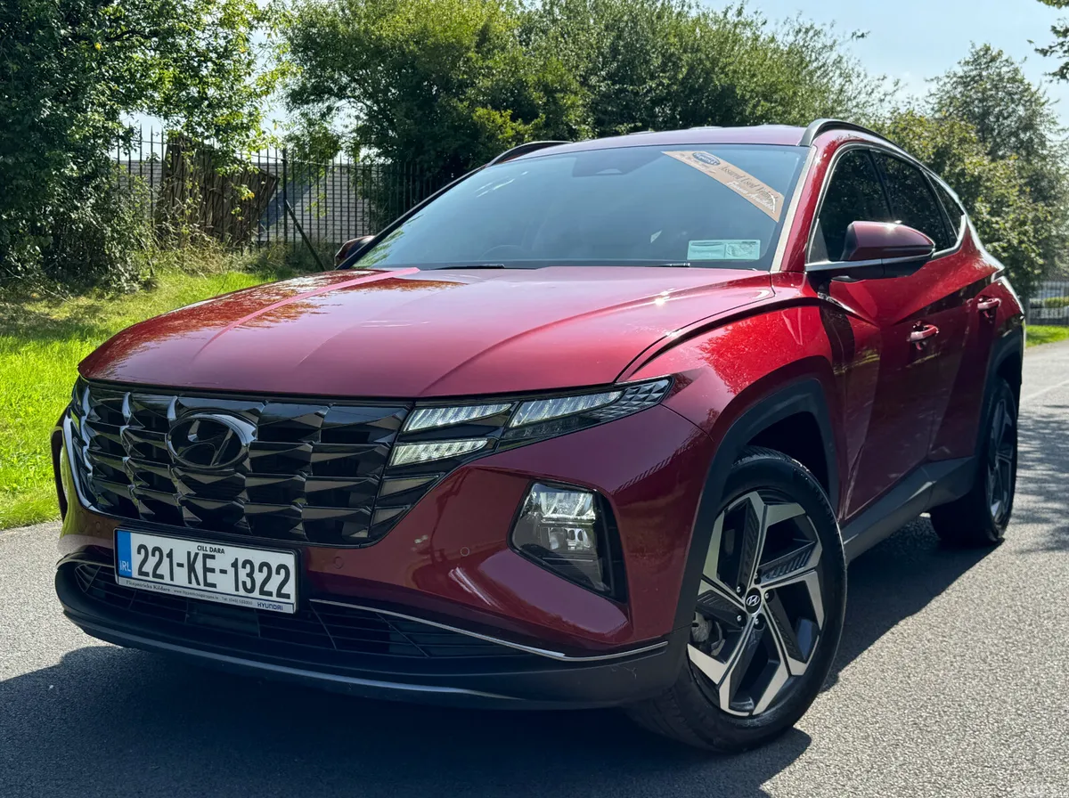 Hyundai Tucson SUV, Petrol Hybrid, 2022, Red