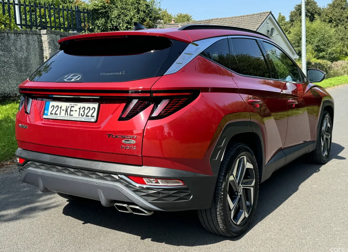 Hyundai Tucson SUV, Petrol Hybrid, 2022, Red