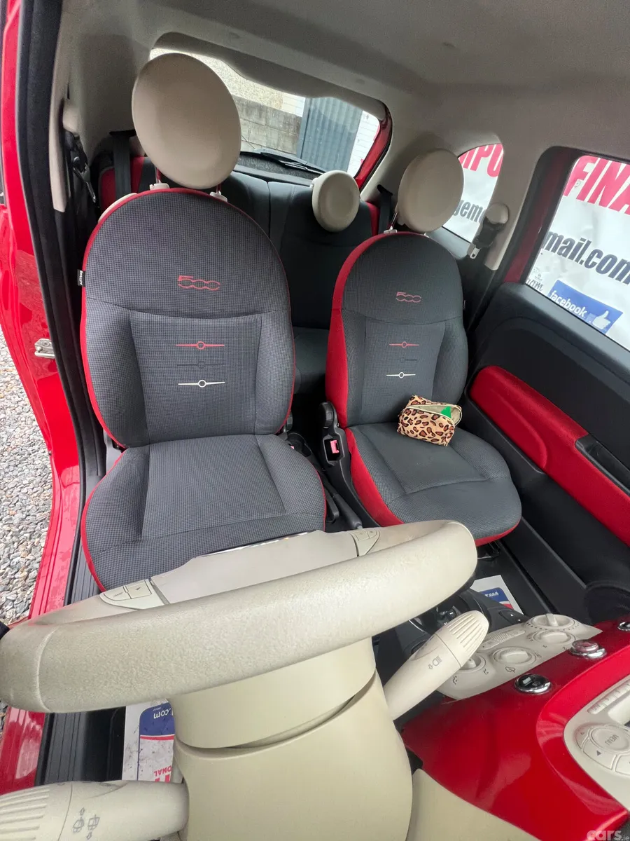 Fiat 500 Coupe, Petrol, 2015, Red