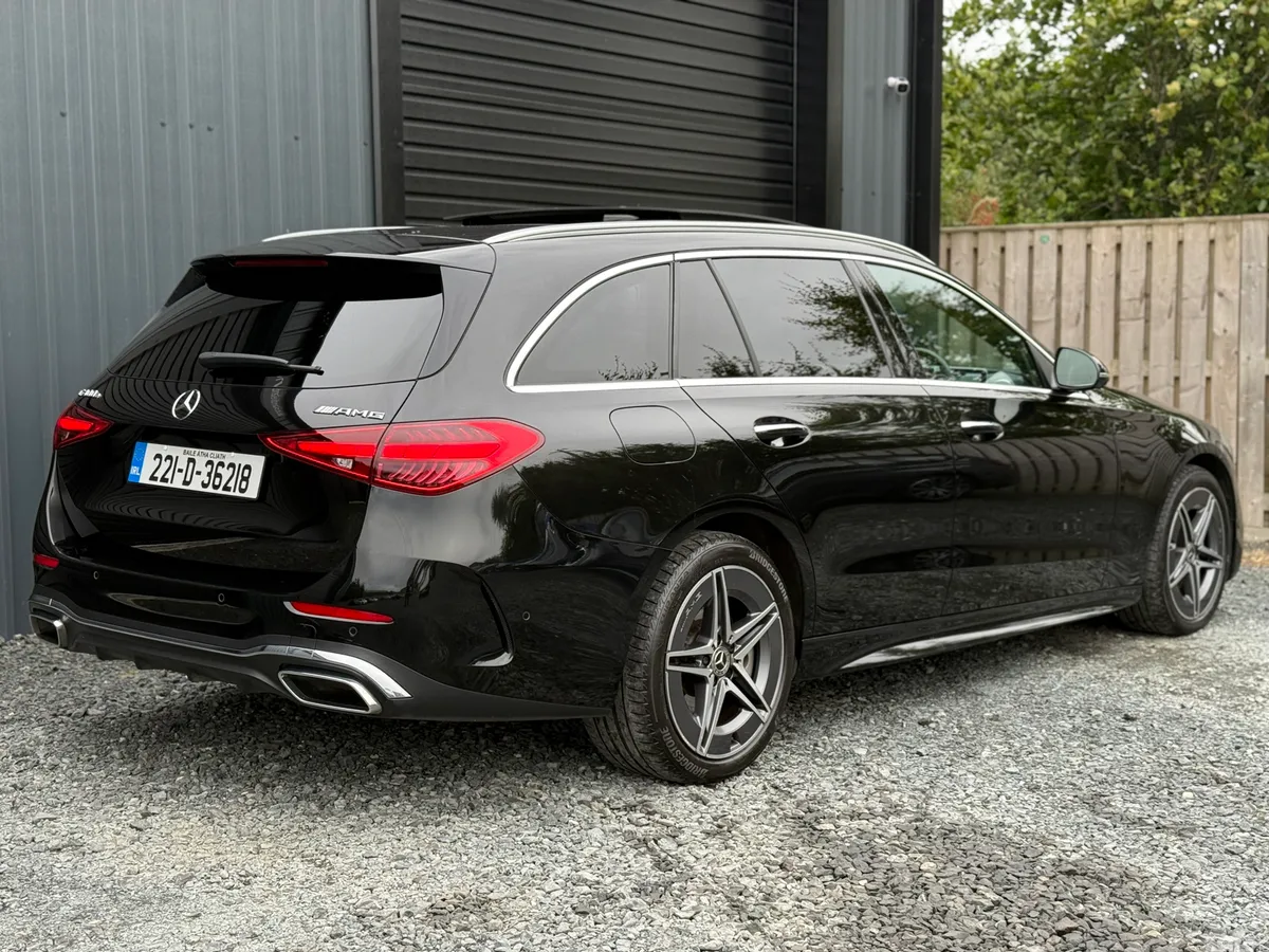 Mercedes-Benz C-Class Estate, Petrol Hybrid, 2022, Black