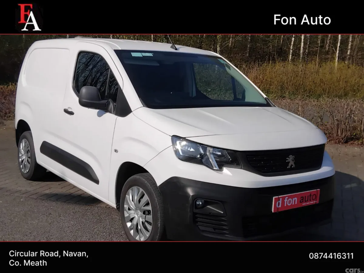 Peugeot Partner Van, Diesel, 2019, White