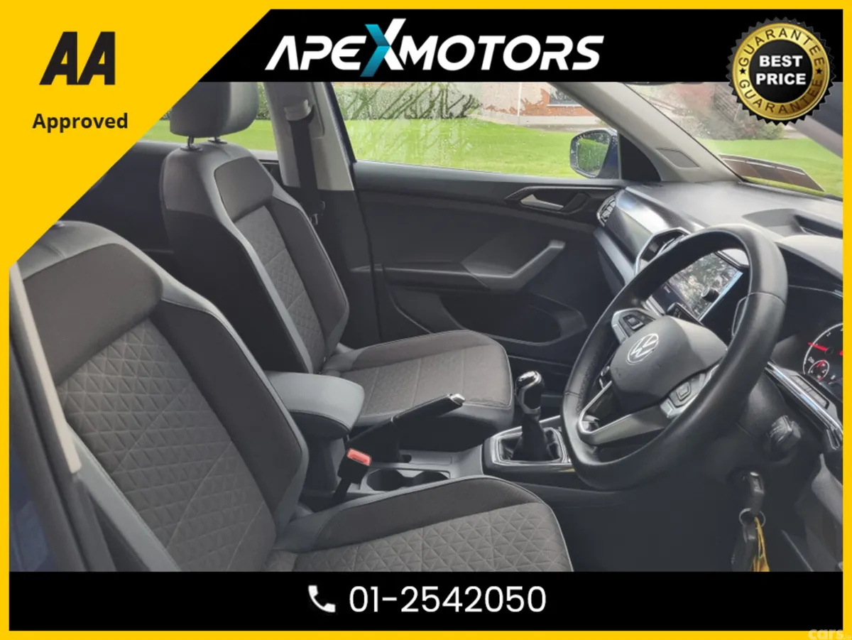 Volkswagen T-Cross Hatchback, Petrol, 2021, Blue