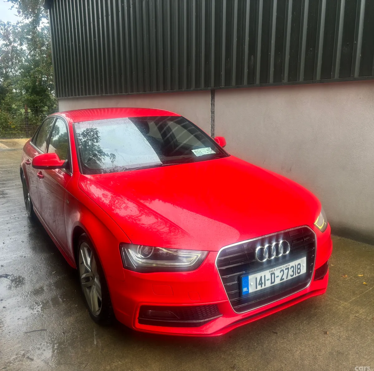 Audi A4 Saloon, Diesel, 2014, Red