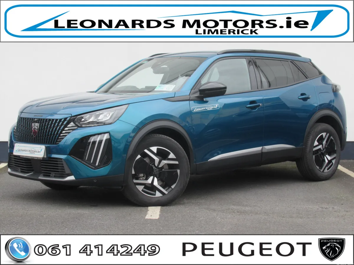 Peugeot 2008 SUV, Petrol Hybrid, 2025, Blue