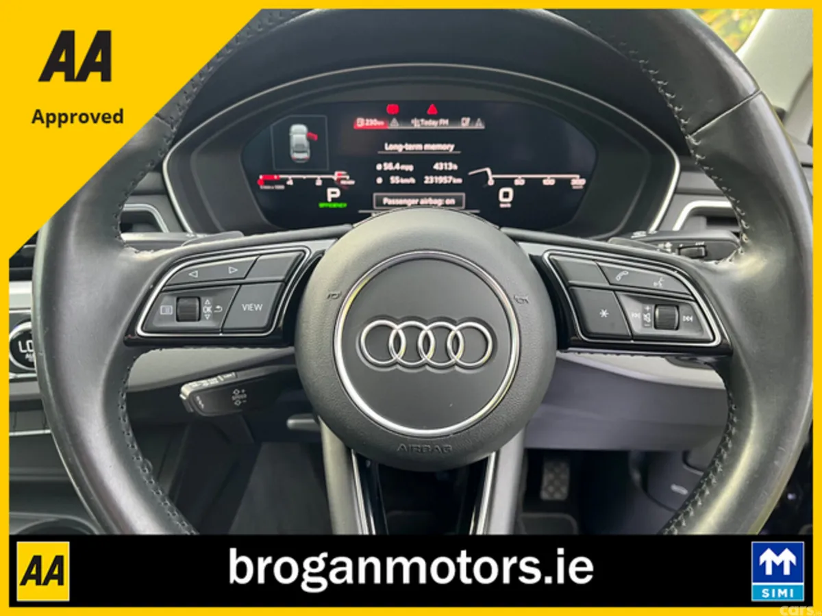 Audi A4 Saloon, Diesel, 2020, Blue
