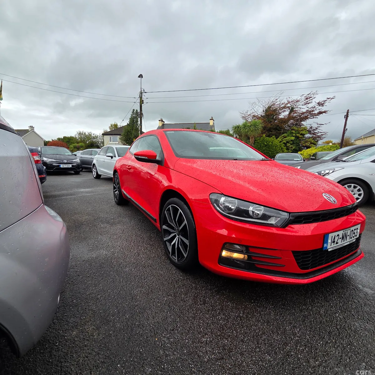 Volkswagen Scirocco Hatchback, Diesel, 2014, Red