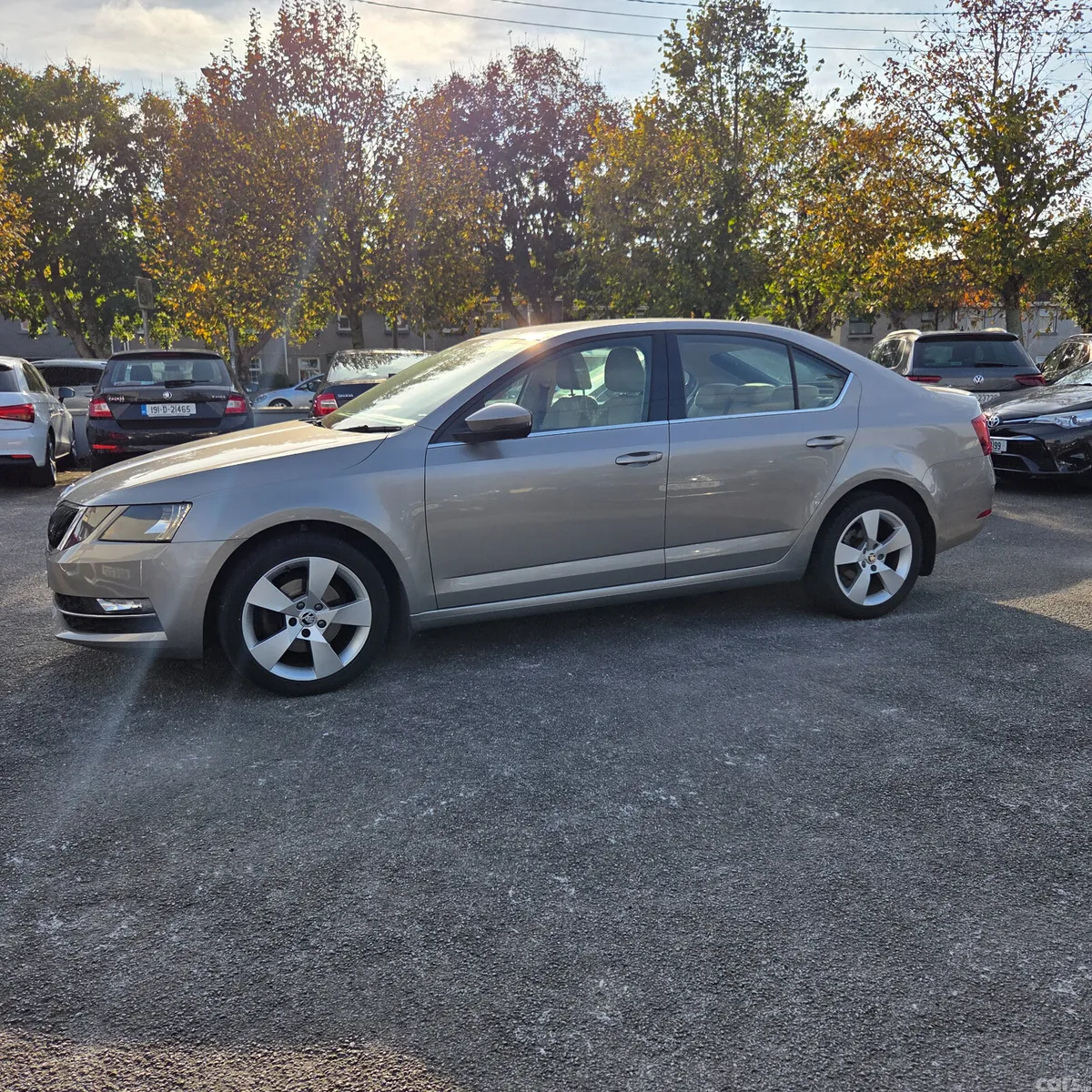 Skoda Octavia Saloon, Petrol, 2017, Beige