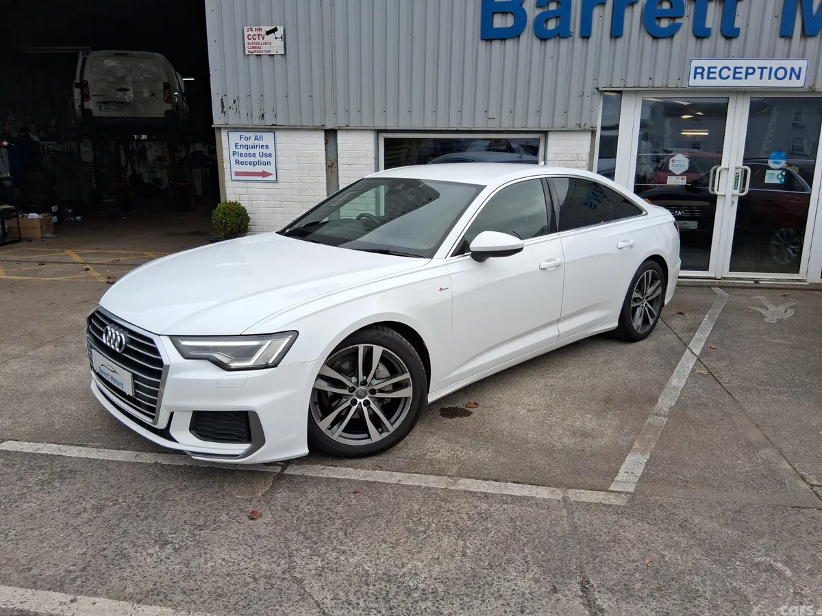 Audi A6 Saloon, Diesel Hybrid, 2019, White