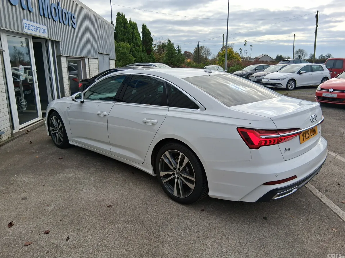 Audi A6 Saloon, Diesel Hybrid, 2019, White