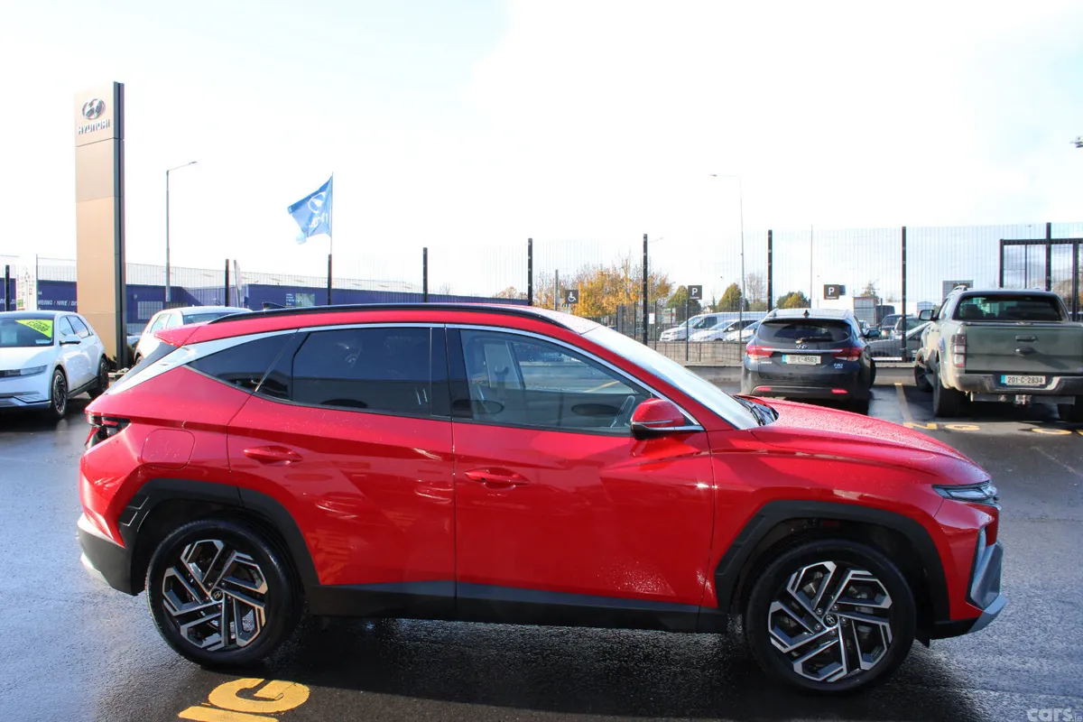 Hyundai Tucson SUV, Petrol Plug-in Hybrid, 2025, Red