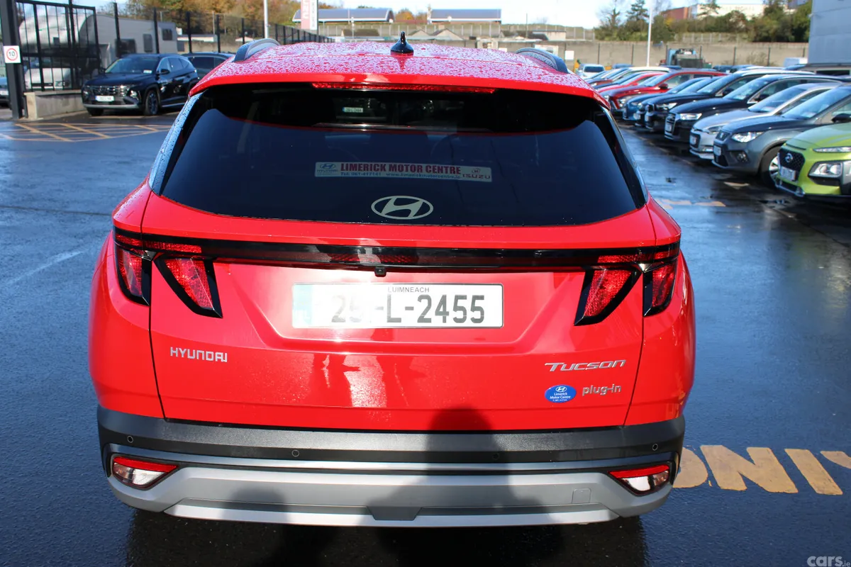 Hyundai Tucson SUV, Petrol Plug-in Hybrid, 2025, Red