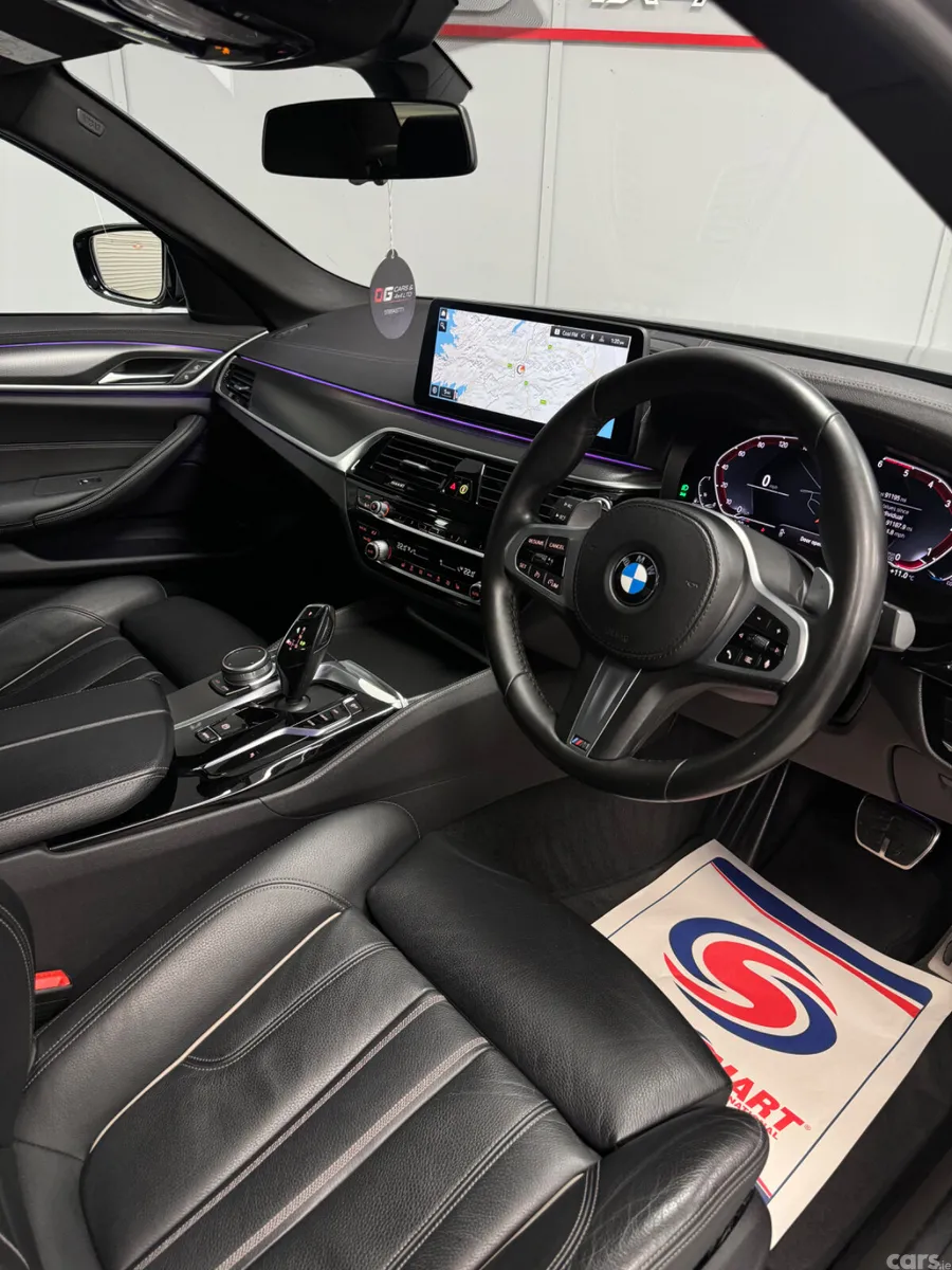 BMW 5-Series Saloon, Diesel Hybrid, 2020, Blue
